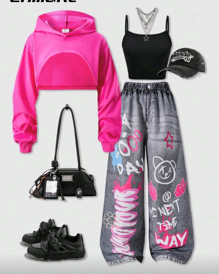 Streecool Kids Casual 3-Piece Tween Girl Street Style Outfit