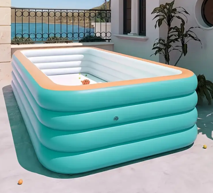 Large Inflatable Pool with Umbrella
