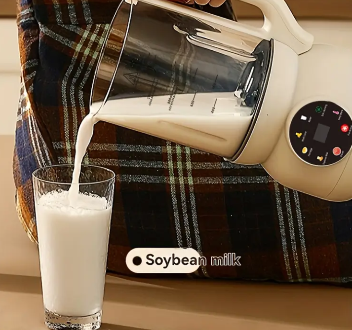 SENBOWE UK Plug Nut Milk Maker – 37.2oz Electric Bean & Nut Milk Machine for Homemade Soy, Almond, Oat, and Coconut Milk | Delay Start, 12-Hour Timer, Keep Warm & Self-Cleaning Functions