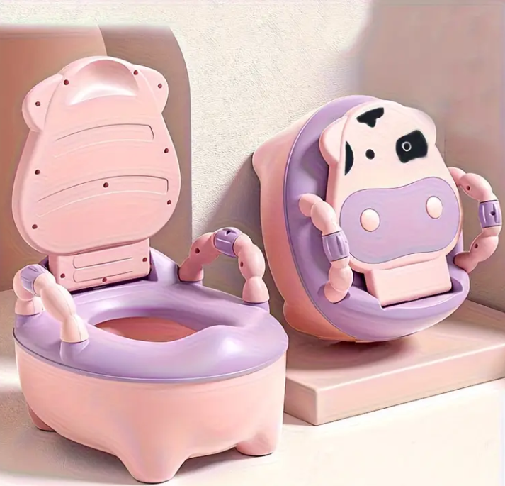 Children’s Toilet Training Potty Seat – Cute Animal Design Toddler Potty
