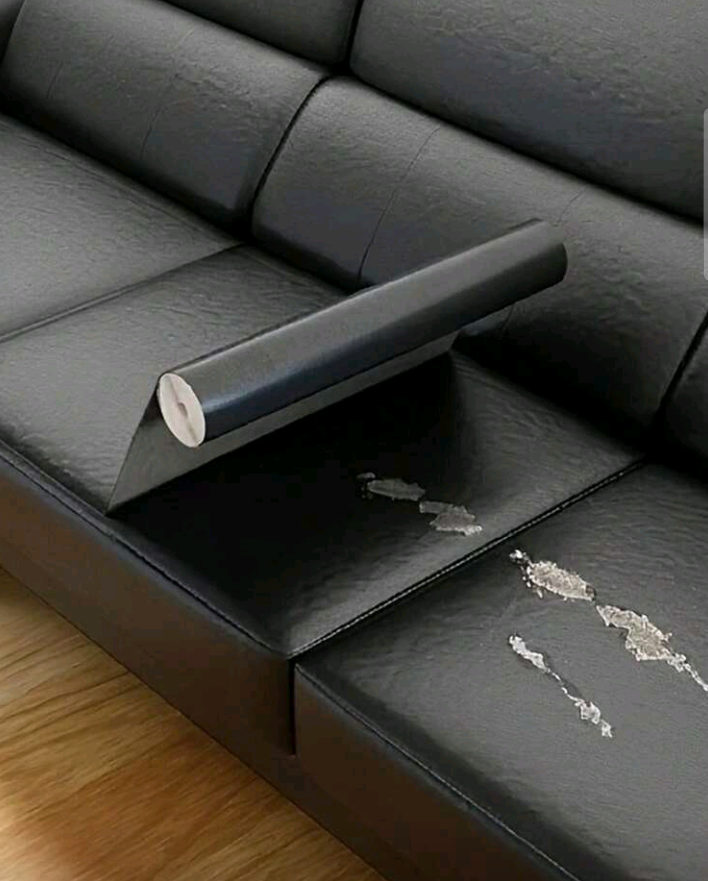 1Pc Self-Adhesive Faux Leather Repair Patch – Brown Quick Fix Tape for Sofas, Chairs, Car Seats, and Furniture