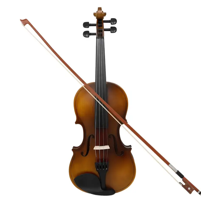 AV-102 High-Quality Violin Accessories Set (4/4 Size) – Solid Wood Design, Durable & Stylish with Enhanced Sound Clarity