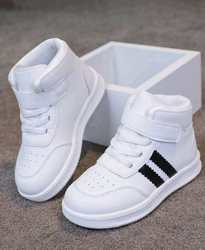 Unisex Breathable High-Top Sports Sneakers – Shock-Absorbing Non-Slip Casual Shoes for Infants 