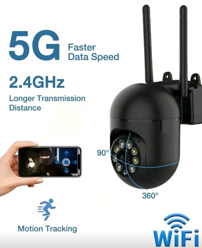 GENAI 1080p HD Smart Home Camera (1/2/4pcs) – Wireless Indoor/Outdoor Security Camera with Color Night Vision, Motion Alerts & Two-Way Audio