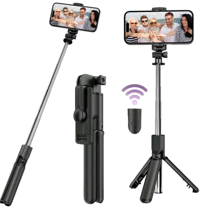 Portable Extendable Selfie Stick Tripod with Wireless Remote Control