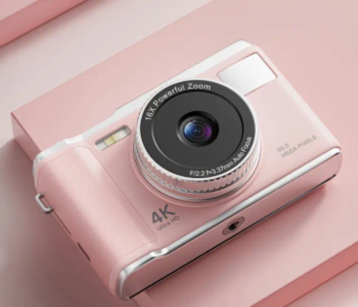 4K Digital Camera with 16X Automatic Zoom and 32GB SD Card