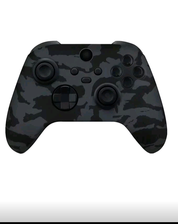 1pc Camouflage Silicone Case – Dust-Proof Protective Cover with Water Transfer Printing for Game Controllers and Gaming Setups