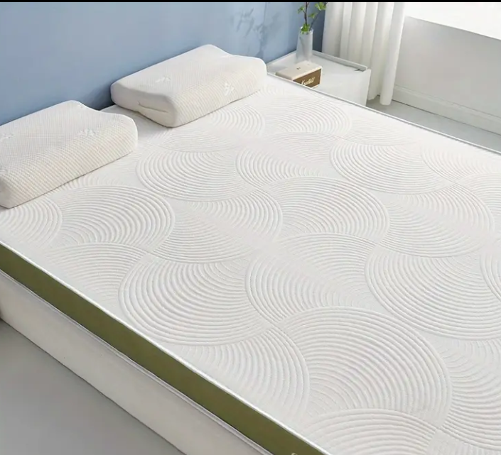 17/25D Foam Mattress – Portable Lightweight 5cm Thick Foldable Bed with 3D Water Ripple Design | Deep Pressure Relief, Breathable, Body-Fitting Support for Home & Travel